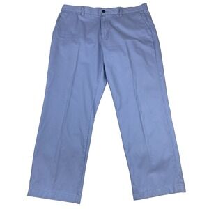 Lands' End Men's Straight Fit Chino Pants Size 40"x30"‎ Flat Front Casual Dressy